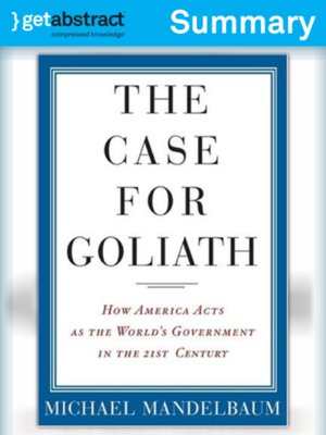 cover image of The Case for Goliath (Summary)